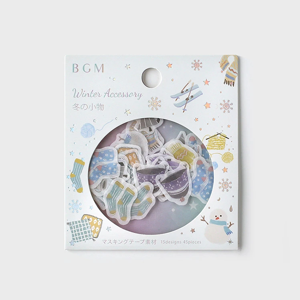 BGM Winter Accessory Flake Seal Sticker