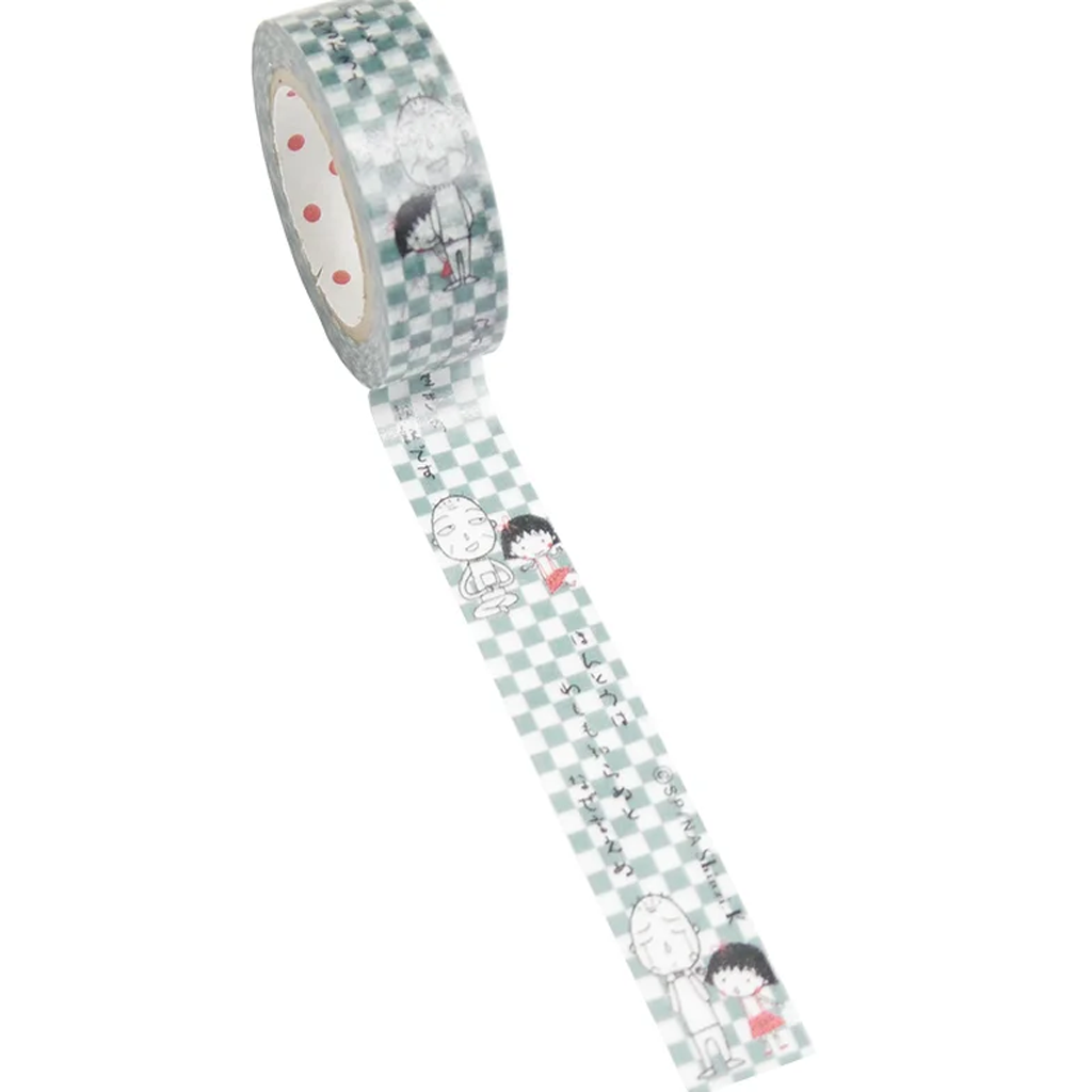 Masking Tape Shinzi Katoh Chibi Maruko-chan With Grandpa