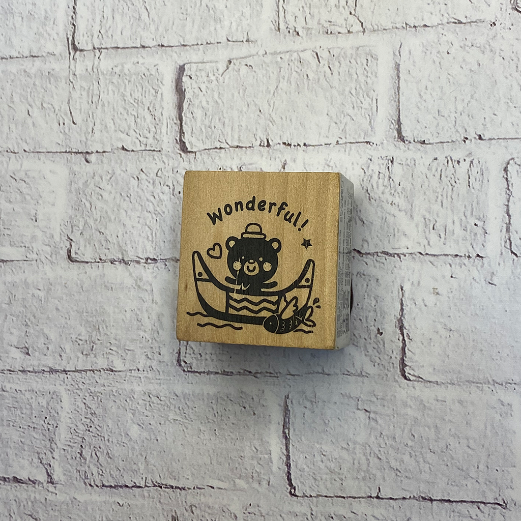 Season Rubber Stamp - Bear Wonderful