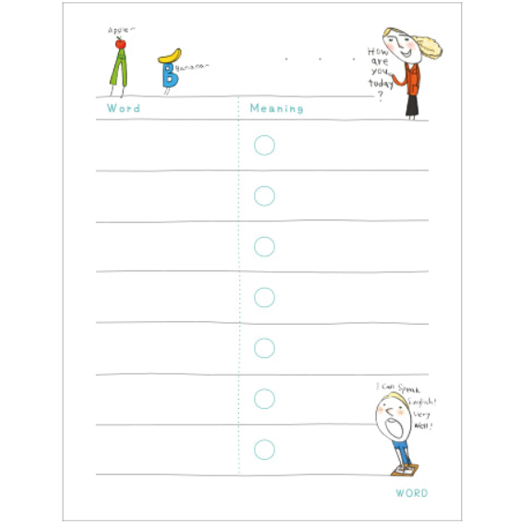 Todac Todac Daily Sticky Memo - Word