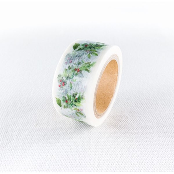 Liang Feng Watercolor Masking Tape - Christmas Wreath