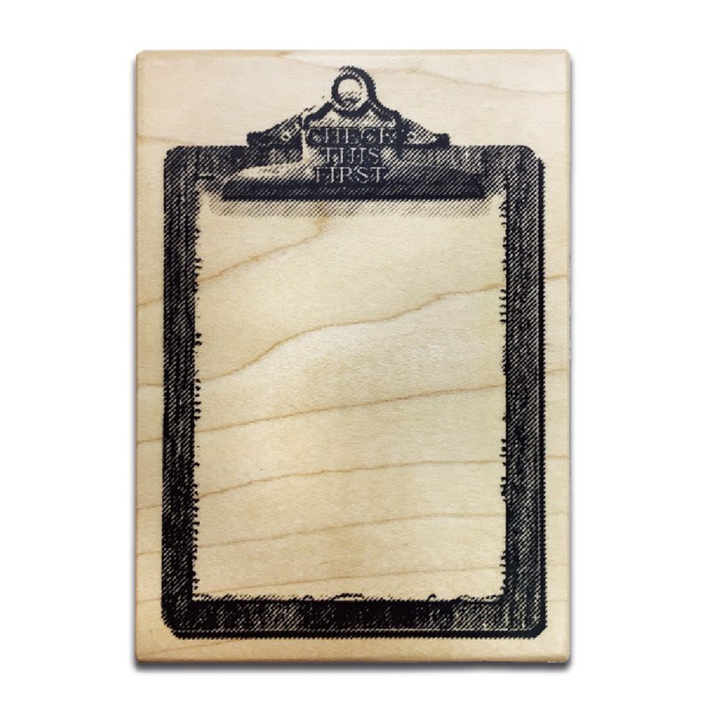 Keep A Notebook Wooden Stamp - Writing Pad