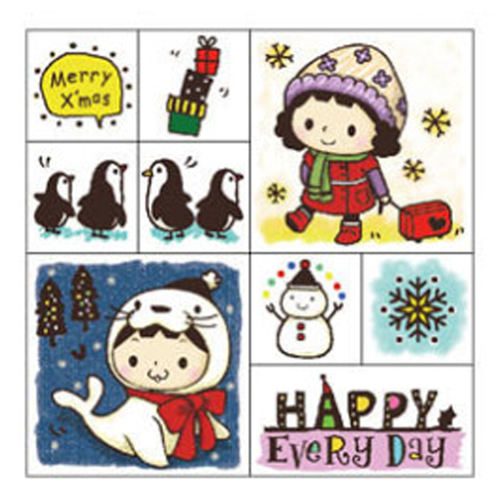 Micia Mini Cute Stamp Set - Merry Xmas
