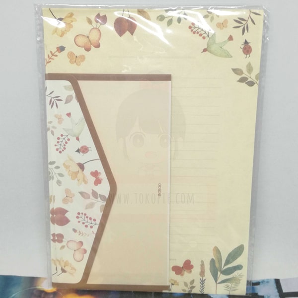 Flowers Letter Set Yellow