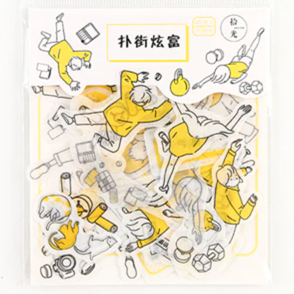 Miss Time Flake Sticker Daily Life Series