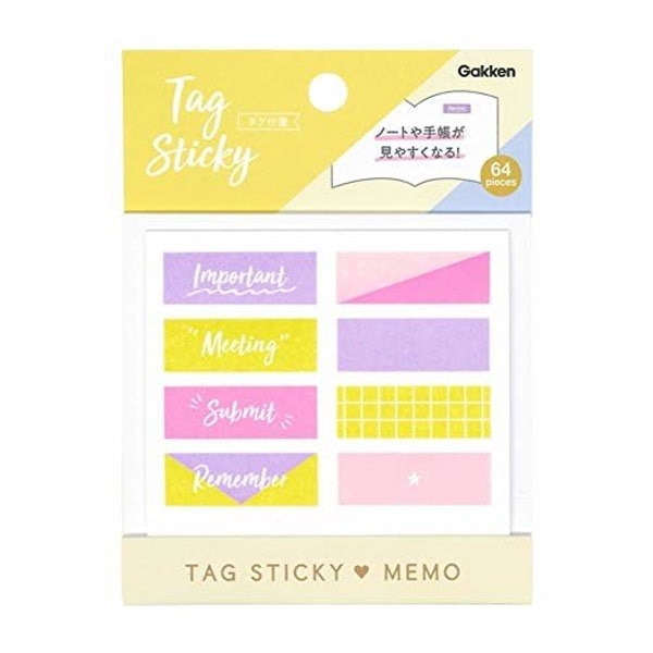 Tag Sticky Note Memo Yellow