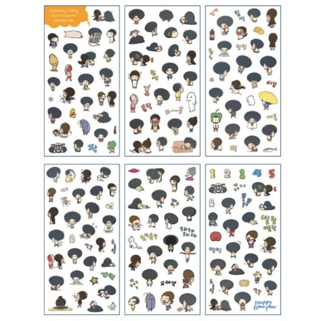 Yesterday Today And Tomorrow Sticker Set