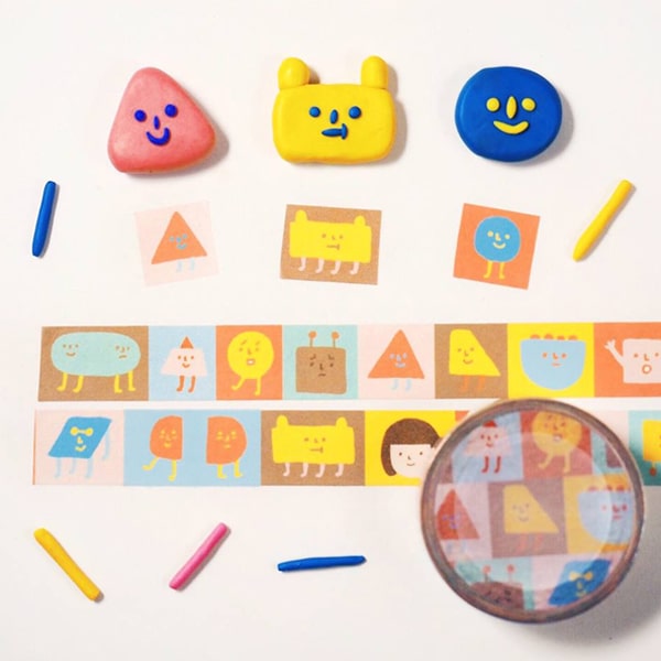 Yohand Masking Tape Geometric Creature