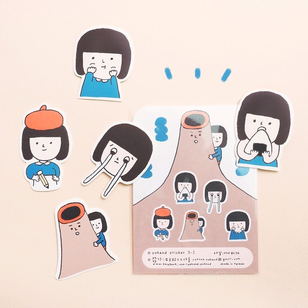 Yohand Studio Monthly Die Cut Tiny Stickers - tokopie
