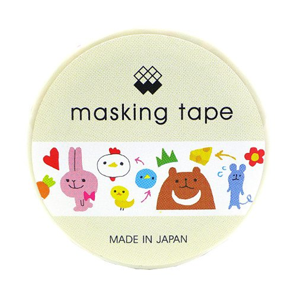 Mind Wave Masking Tape - Yuru Animal