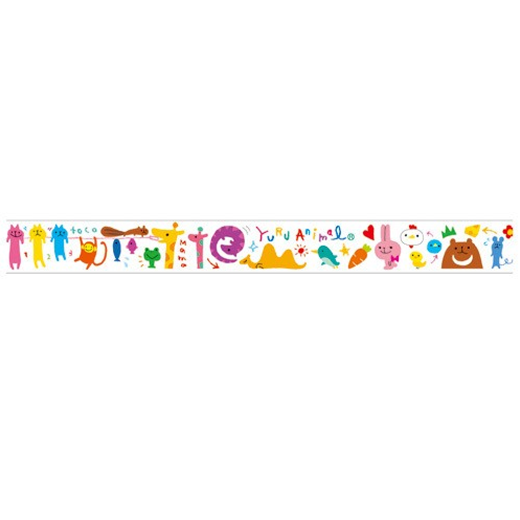 Mind Wave Masking Tape - Yuru Animal