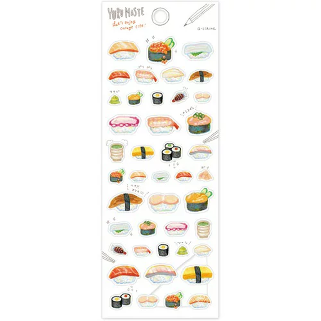 Q-Lia Yuru Maste Sushi Sticker