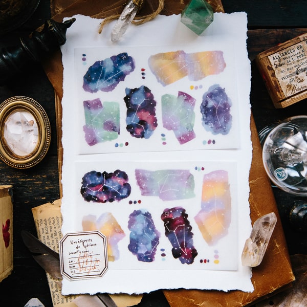 OURS Zodiacs Print On Sticker