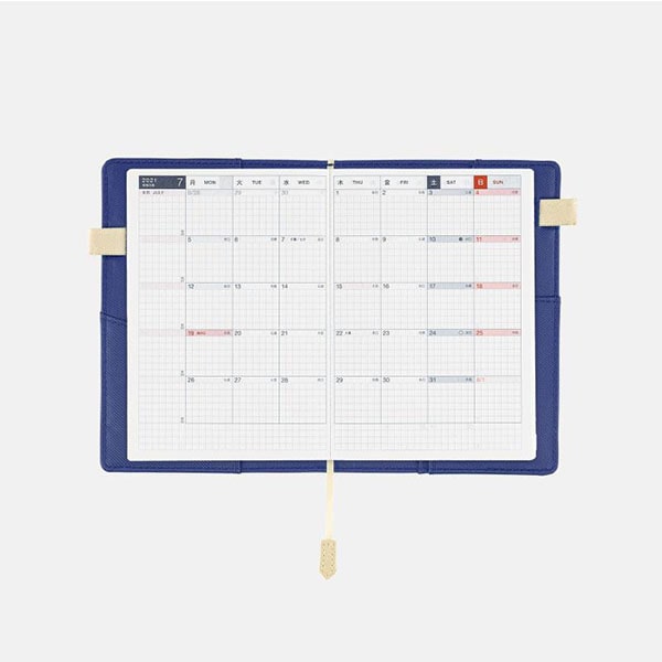 Hobonichi A6 Cover BS Lite Blue Colored